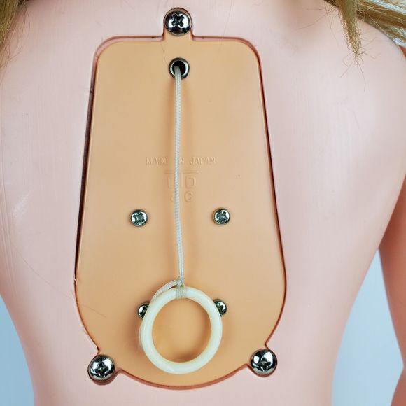 Vintage Eegees 30" Talking Pull String Doll with Outfit WORKS - Picture 15 of 16